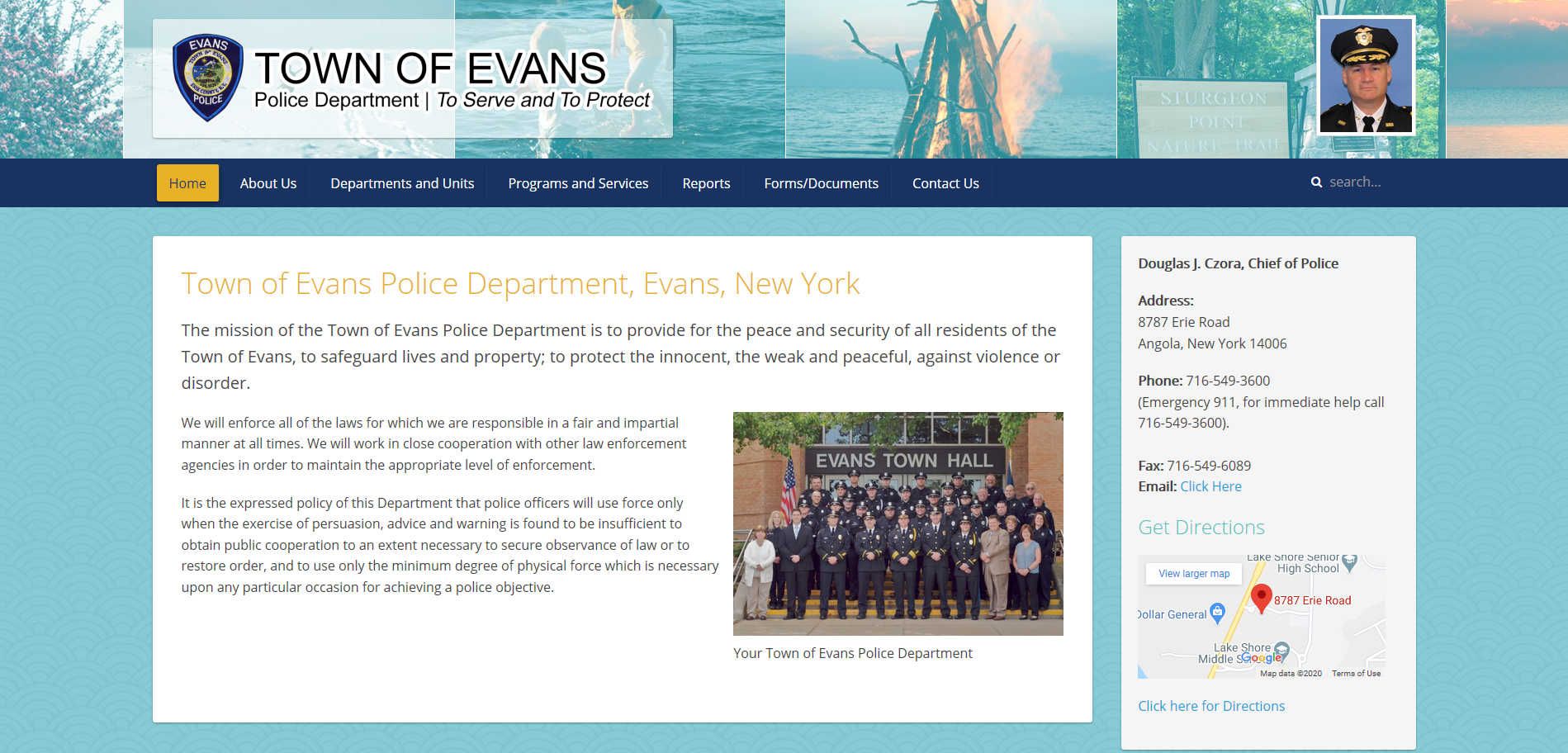 Government: Police Department Website