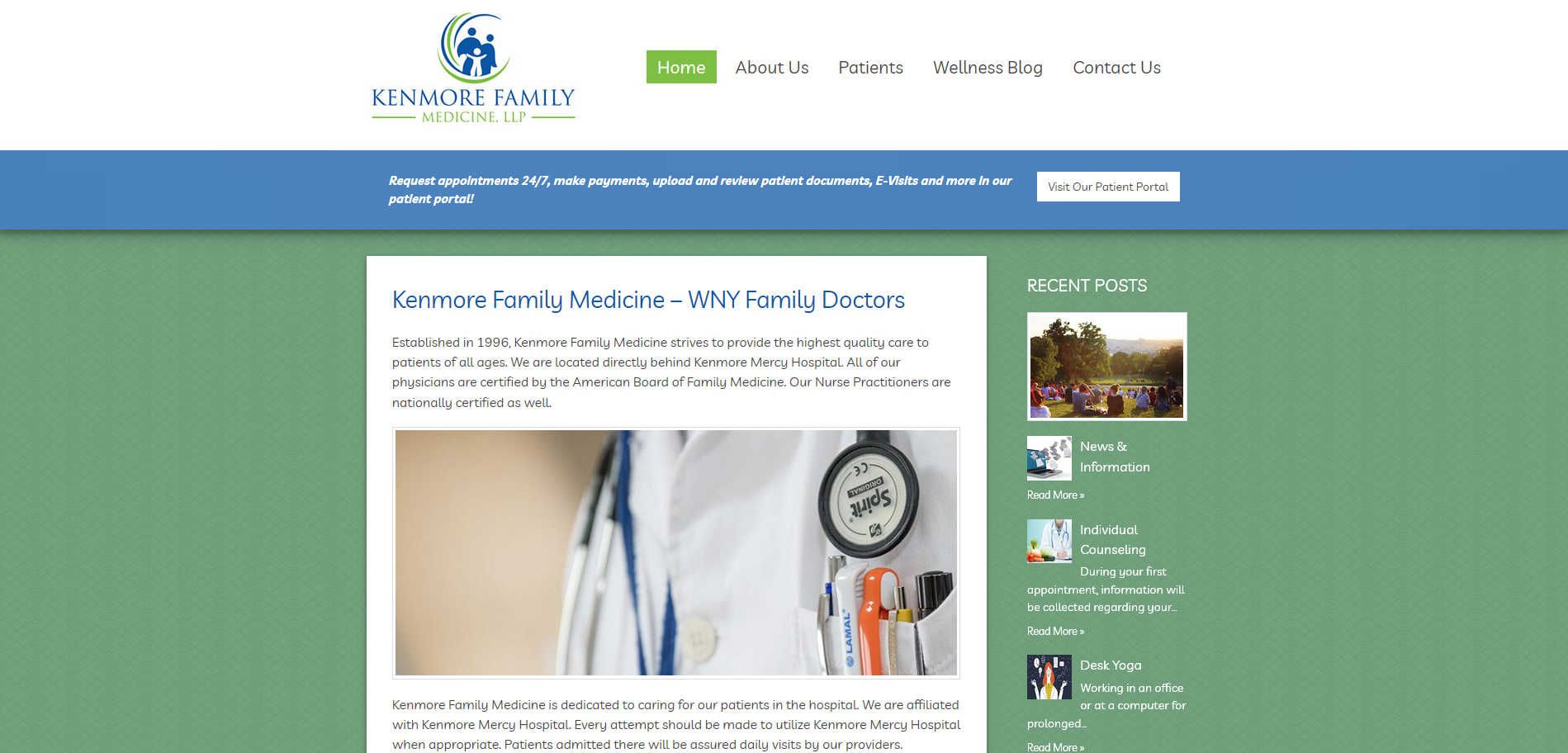 Health Services: Family Medical Doctor Website